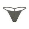 COTTON LOGO STRING THONG | JUNIPER