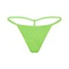 COTTON LOGO STRING THONG | NEON GREEN