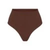 SEAMLESS SCULPT MID WAIST THONG | COCOA -SWIMwear Sale Store SKIMS PANTY PN THG 3358 COA