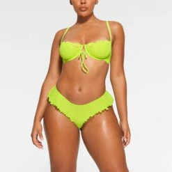SUMMER MESH FLUTTER THONG | HIGHLIGHTER -SWIMwear Sale Store SKIMS PANTY PN THG 3584 PA GRH 0005 FR