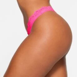 FITS EVERYBODY LACE DIPPED THONG PACK | NEON MULTI -SWIMwear Sale Store SKIMS PANTY PN THG 3631 LA NML 0024 SD