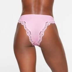 FITS EVERYBODY LACE CHEEKY TANGA PACK | GLACIER MULTI -SWIMwear Sale Store SKIMS PANTY PN THG 3632 LB BPM 0043 BK