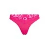 FITS EVERYBODY CORDED LACE DIPPED THONG | NEON ROSE -SWIMwear Sale Store SKIMS PANTY PN TNG 2683 NRS