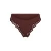 FITS EVERYBODY CORDED LACE TANGA | COCOA
