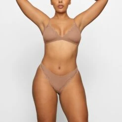 FITS EVERYBODY CORDED LACE TANGA | SIENNA -SWIMwear Sale Store SKIMS PANTY PN TNG 4133 FA SIE 0003 FR