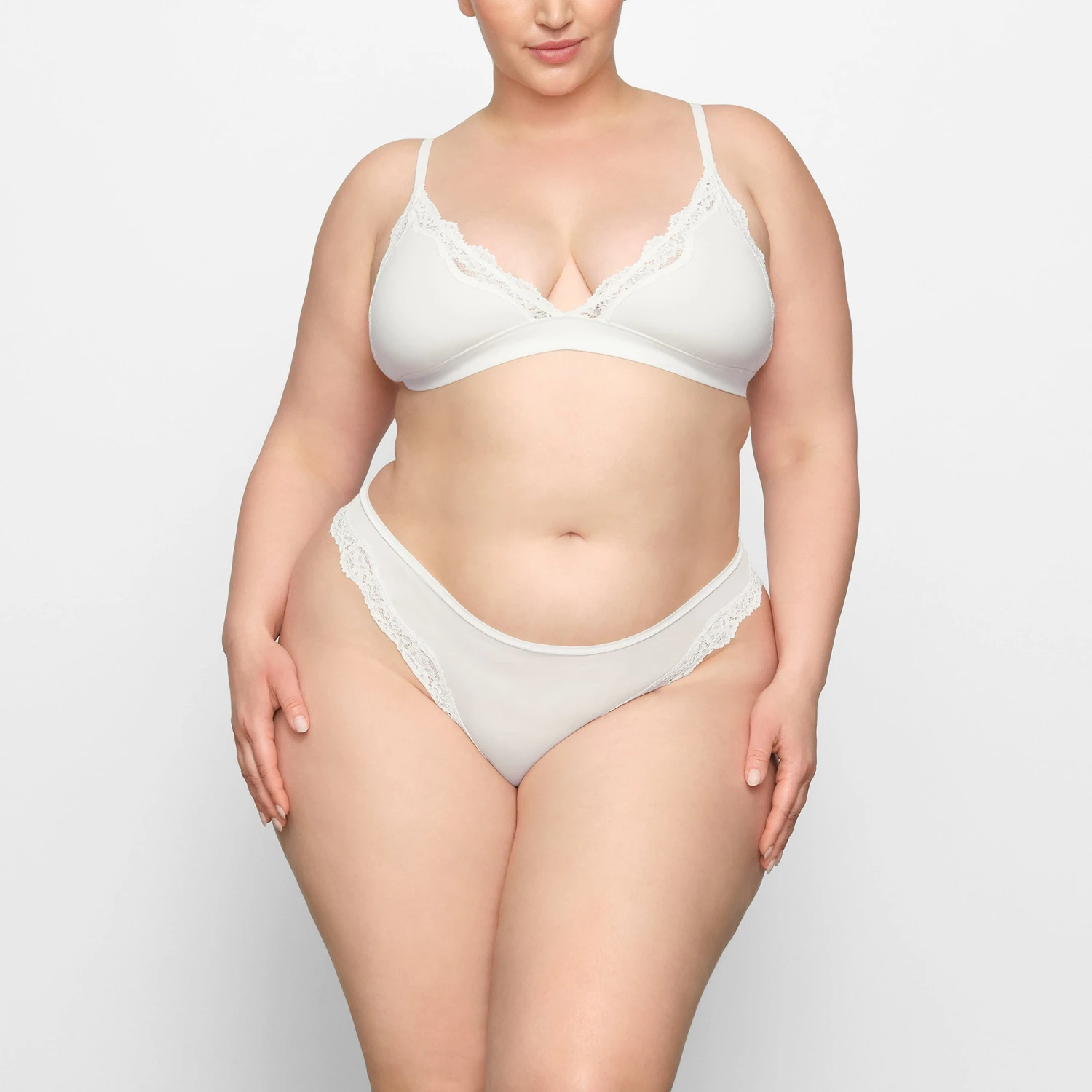 FITS EVERYBODY CORDED LACE TANGA | MARBLE 4 FITS EVERYBODY CORDED LACE TANGA | MARBLE - Image 2