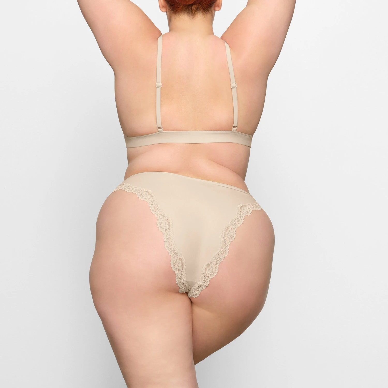 FITS EVERYBODY CORDED LACE TANGA | SAND 6 FITS EVERYBODY CORDED LACE TANGA | SAND - Image 4