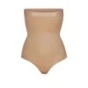 BARELY THERE HIGH-WAISTED THONG | CLAY