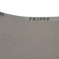 COTTON LOGO STRING THONG | SMOKE -SWIMwear Sale Store SKIMS PANTY SMK DETAIL1