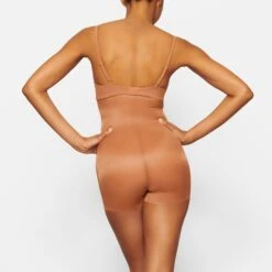 BARELY THERE HIGH-WAISTED SHORTIE | BRONZE -SWIMwear Sale Store SKIMS SHAPEWEAR AP SHO 1760 ND BRZ BK