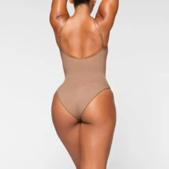 SEAMLESS SCULPT BRIEF BODYSUIT | SIENNA -SWIMwear Sale Store SKIMS SHAPEWEAR BD BRF 3370 IA SIE 0015 BK
