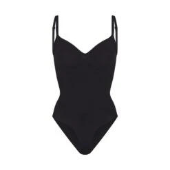 SEAMLESS SCULPT BRIEF BODYSUIT | ONYX