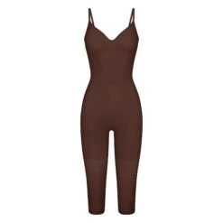 SEAMLESS SCULPT CATSUIT | COCOA