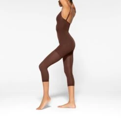 SEAMLESS SCULPT CATSUIT | COCOA -SWIMwear Sale Store SKIMS SHAPEWEAR BD FUL 2901 JA COA 0013 SD