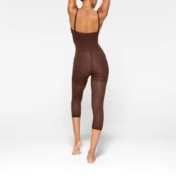 SEAMLESS SCULPT CATSUIT | COCOA -SWIMwear Sale Store SKIMS SHAPEWEAR BD FUL 2901 JA COA 0021 BK