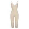 SEAMLESS SCULPT CATSUIT | SAND