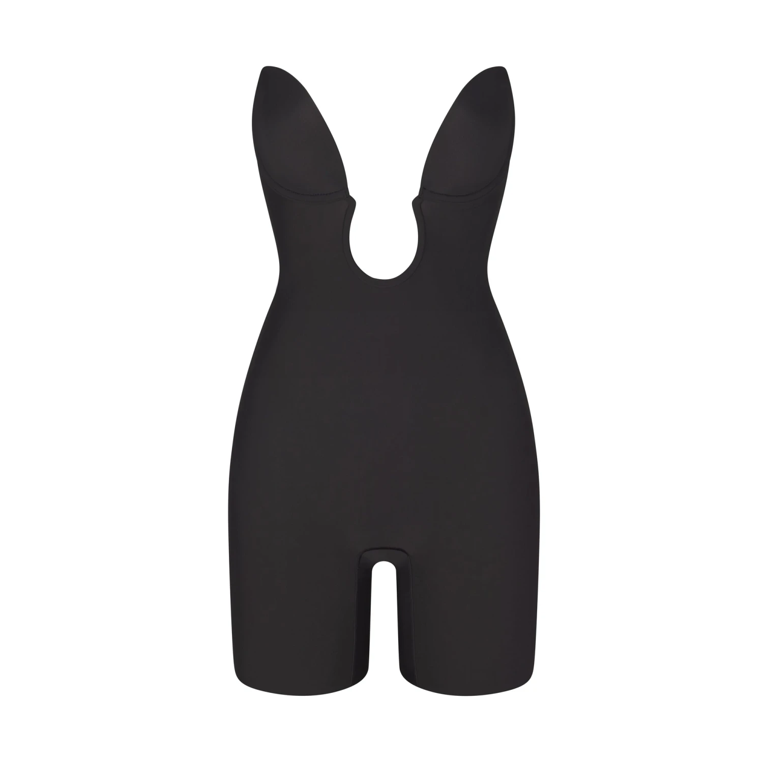 DEEP PLUNGE SHAPEWEAR MID THIGH BODYSUIT | ONYX 3 DEEP PLUNGE SHAPEWEAR MID THIGH BODYSUIT | ONYX