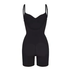 SEAMLESS SCULPT LOW BACK MID THIGH BODYSUIT | ONYX -SWIMwear Sale Store SKIMS SHAPEWEAR BD MDT 3375 ONX BACK1