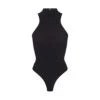SEAMLESS SCULPT HIGH NECK THONG BODYSUIT | ONYX -SWIMwear Sale Store SKIMS SHAPEWEAR BD THG 2905 ONX