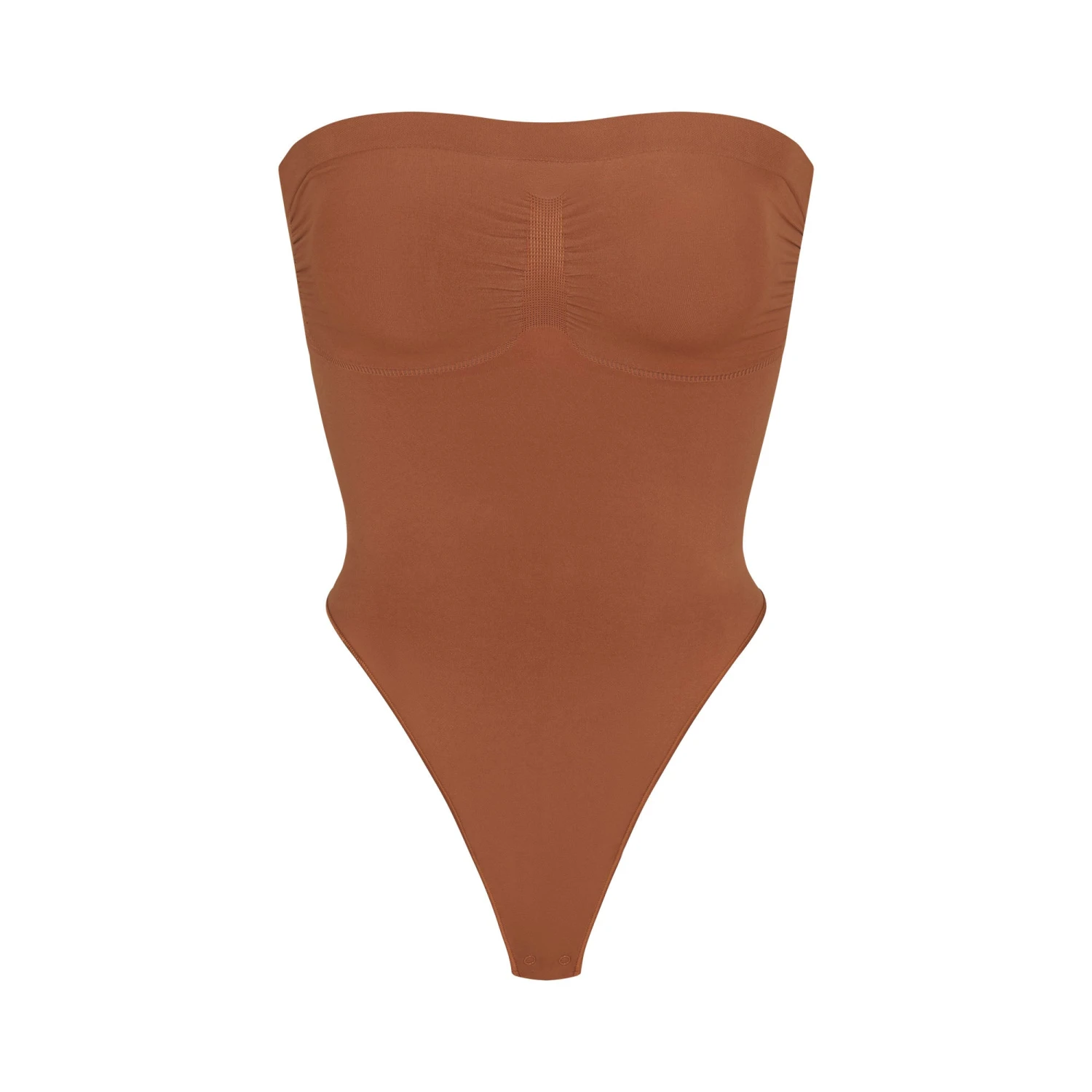 SEAMLESS SCULPT STRAPLESS THONG BODYSUIT | BRONZE 3 SEAMLESS SCULPT STRAPLESS THONG BODYSUIT | BRONZE