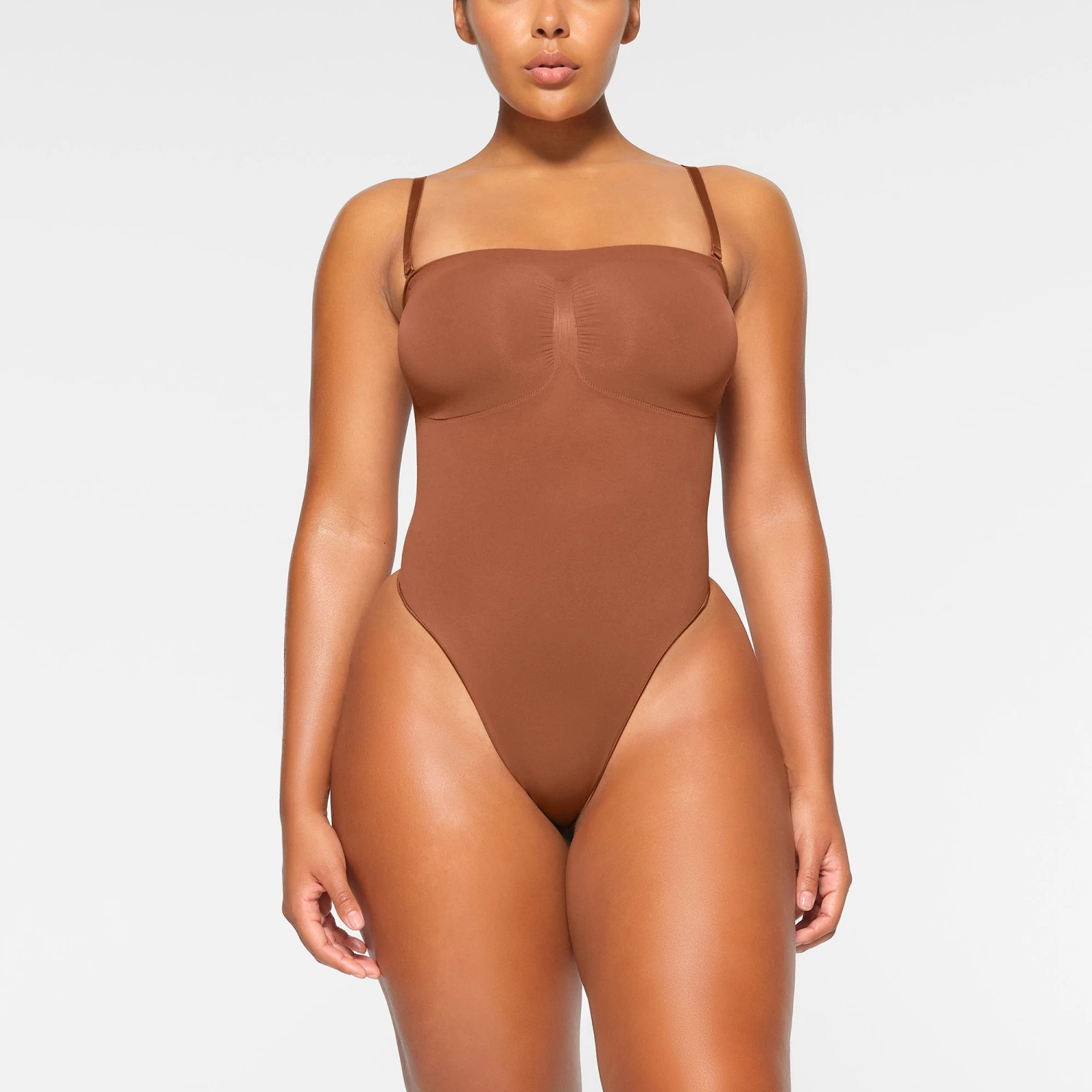 SEAMLESS SCULPT STRAPLESS THONG BODYSUIT | BRONZE 7 SEAMLESS SCULPT STRAPLESS THONG BODYSUIT | BRONZE - Image 5