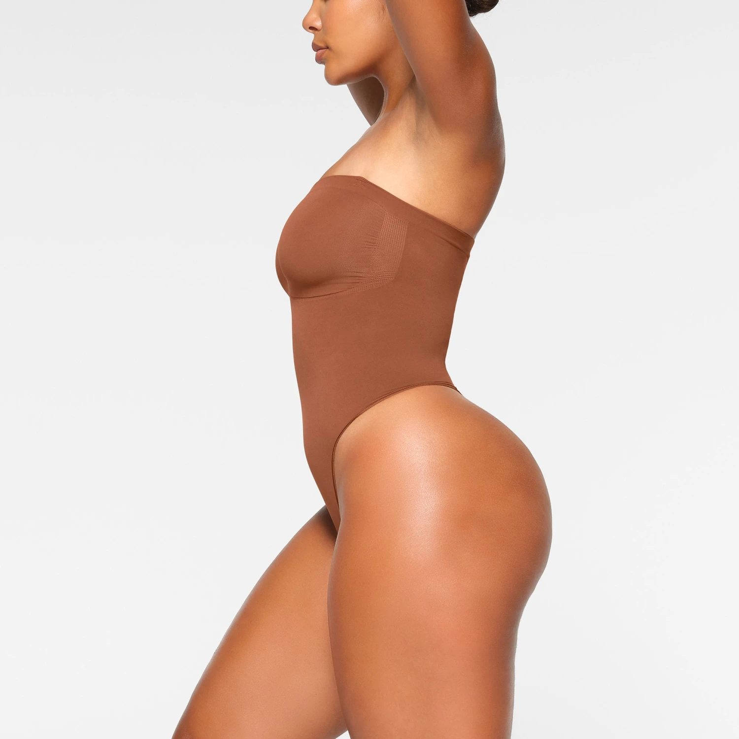 SEAMLESS SCULPT STRAPLESS THONG BODYSUIT | BRONZE 5 SEAMLESS SCULPT STRAPLESS THONG BODYSUIT | BRONZE - Image 3