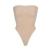 SEAMLESS SCULPT STRAPLESS THONG BODYSUIT | MICA -SWIMwear Sale Store SKIMS SHAPEWEAR BD THG 2913 MCA