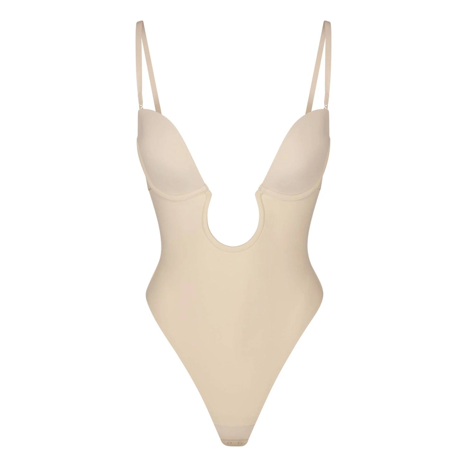 DEEP PLUNGE SHAPEWEAR BODYSUIT | SAND 7 DEEP PLUNGE SHAPEWEAR BODYSUIT | SAND - Image 5