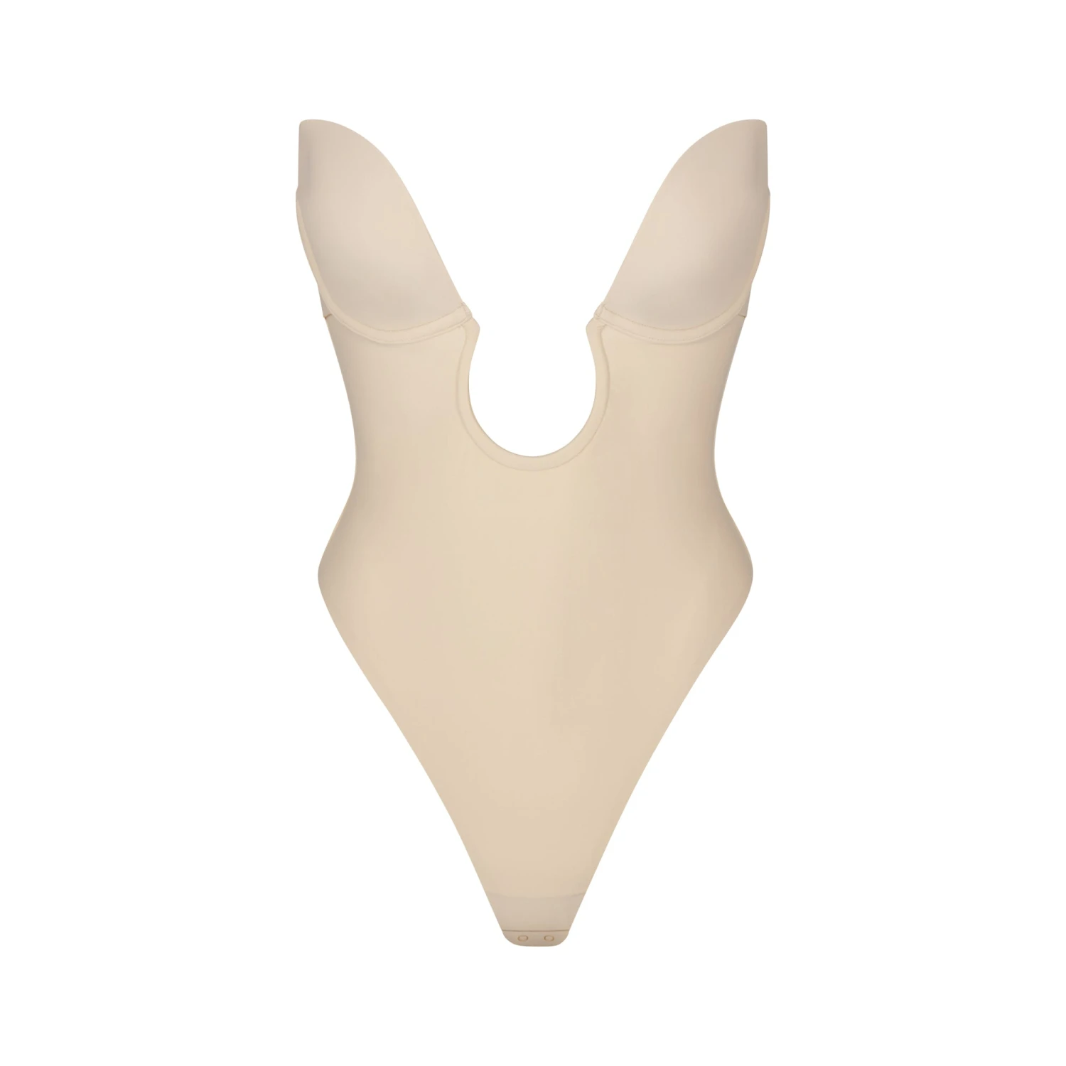 DEEP PLUNGE SHAPEWEAR BODYSUIT | SAND 3 DEEP PLUNGE SHAPEWEAR BODYSUIT | SAND