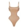 BARELY THERE CUT OUT BODYSUIT | CLAY