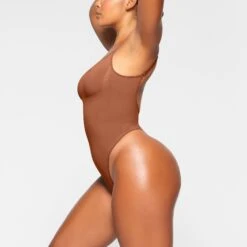SEAMLESS SCULPT LOW BACK THONG BODYSUIT | BRONZE -SWIMwear Sale Store SKIMS SHAPEWEAR BD THG 3371 KA BRZ 0013 SD 0d343e18 94cd 4f19 ba0c e913c9086cf6