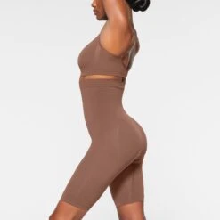 SEAMLESS SCULPT HIGH-WAISTED ABOVE THE KNEE SHORT | JASPER -SWIMwear Sale Store SKIMS SHAPEWEAR BO SHO 3364 IB JSP 0016 SD