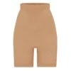 SEAMLESS SCULPT HIGH-WAISTED ABOVE THE KNEE SHORT | OCHRE -SWIMwear Sale Store SKIMS SHAPEWEAR BO SHO 3364 OCHRE