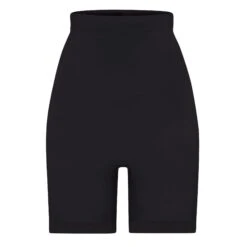 SEAMLESS SCULPT HIGH-WAISTED ABOVE THE KNEE SHORT | ONYX