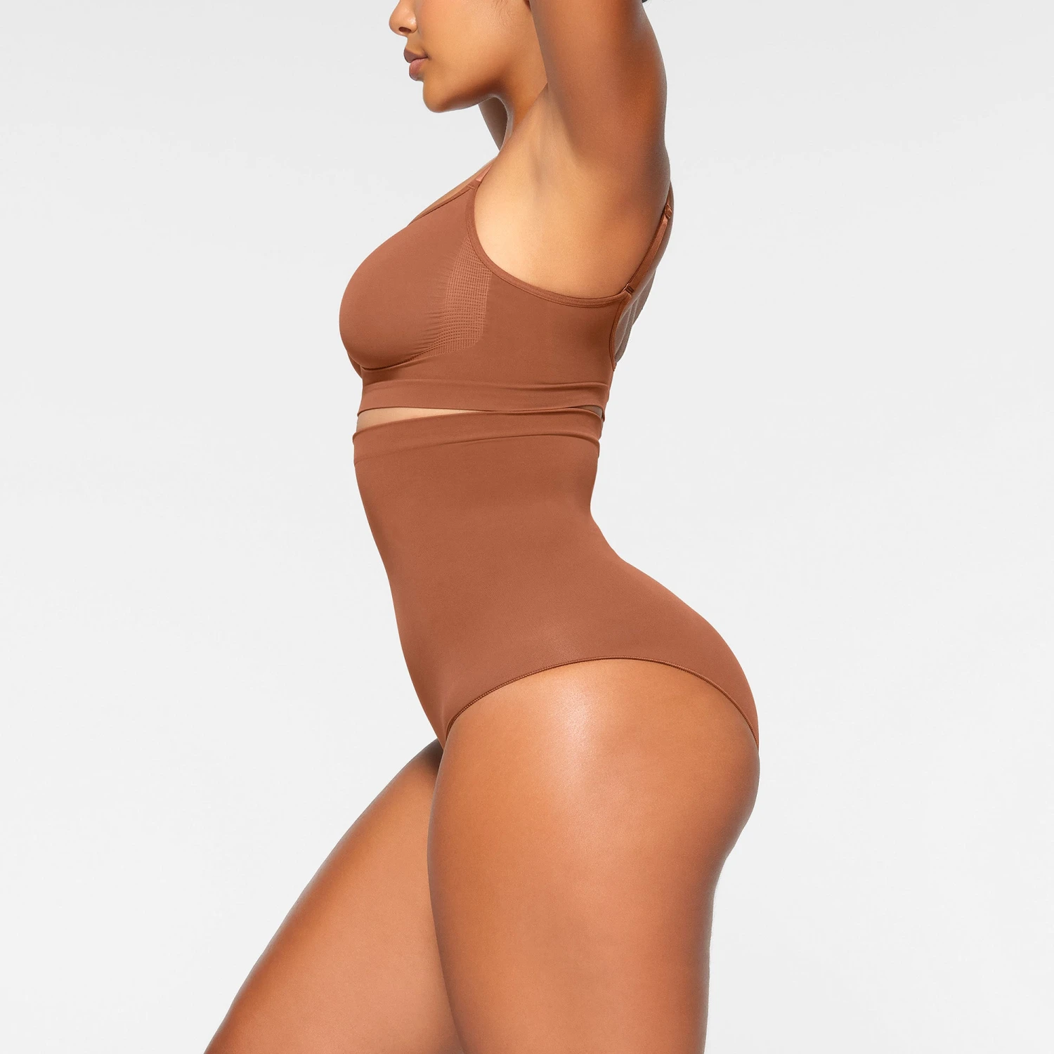 SEAMLESS SCULPT HIGH-WAISTED BRIEF | BRONZE 5 SEAMLESS SCULPT HIGH-WAISTED BRIEF | BRONZE - Image 3