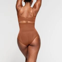 CORE CONTROL HIGH-WAISTED BRIEF | BRONZE -SWIMwear Sale Store SKIMS SHAPEWEAR PN BRF 3378 NA BRZ 020