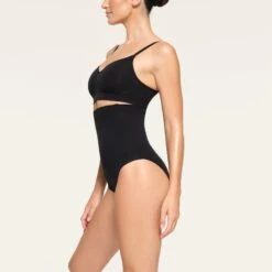 CORE CONTROL HIGH-WAISTED BRIEF | ONYX -SWIMwear Sale Store SKIMS SHAPEWEAR PN BRF 3378 QC ONX 0010
