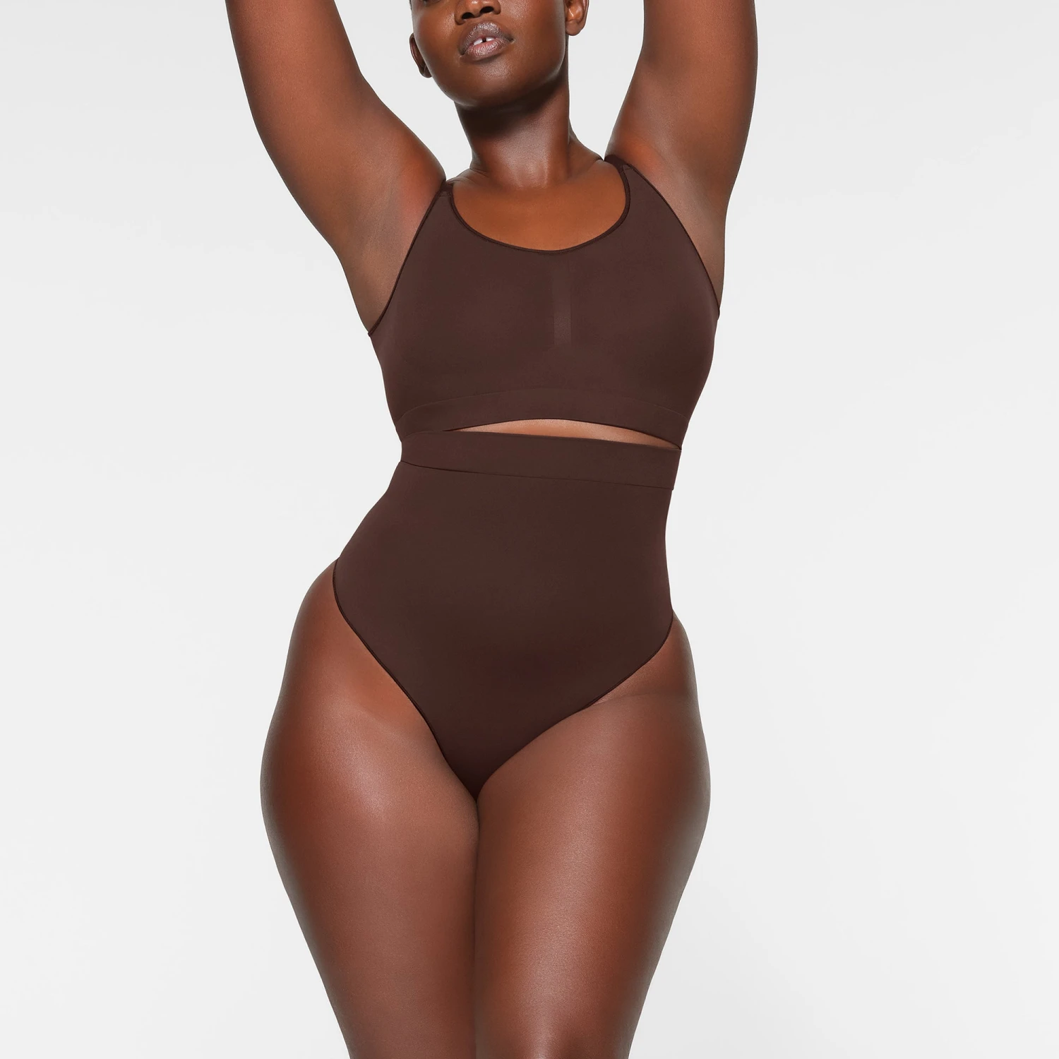 EVERYDAY SCULPT HIGH-WAISTED THONG | ESPRESSO 4 EVERYDAY SCULPT HIGH-WAISTED THONG | ESPRESSO - Image 2