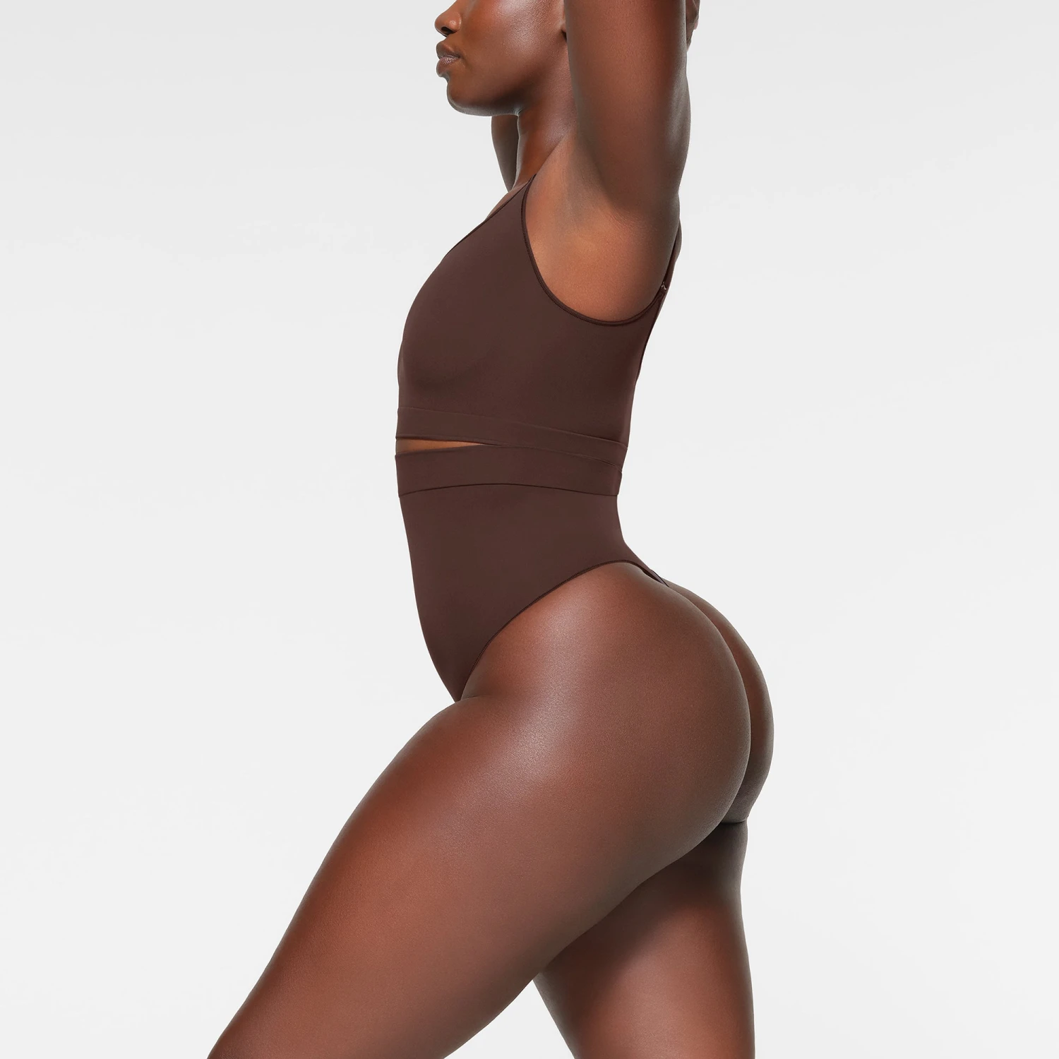 EVERYDAY SCULPT HIGH-WAISTED THONG | ESPRESSO 5 EVERYDAY SCULPT HIGH-WAISTED THONG | ESPRESSO - Image 3
