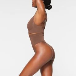 SEAMLESS SCULPT MID WAIST THONG | JASPER -SWIMwear Sale Store SKIMS SHAPEWEAR PN THG 3358 IB JSP 0010 SD