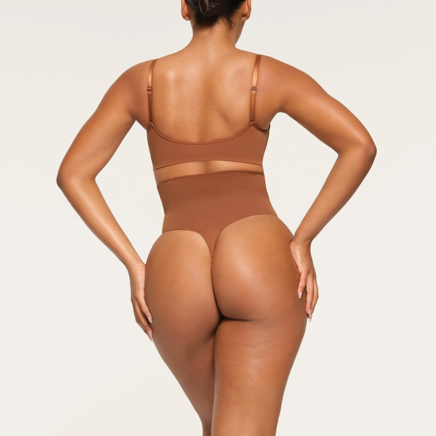 CORE CONTROL HIGH-WAISTED THONG | BRONZE 6 CORE CONTROL HIGH-WAISTED THONG | BRONZE - Image 4