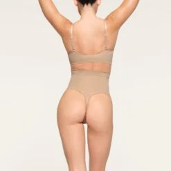 CORE CONTROL HIGH-WAISTED THONG | CLAY 10 CORE CONTROL HIGH-WAISTED THONG | CLAY -SWIMwear Sale Store SKIMS SHAPEWEAR PN THG 3377 QC CLY 0017