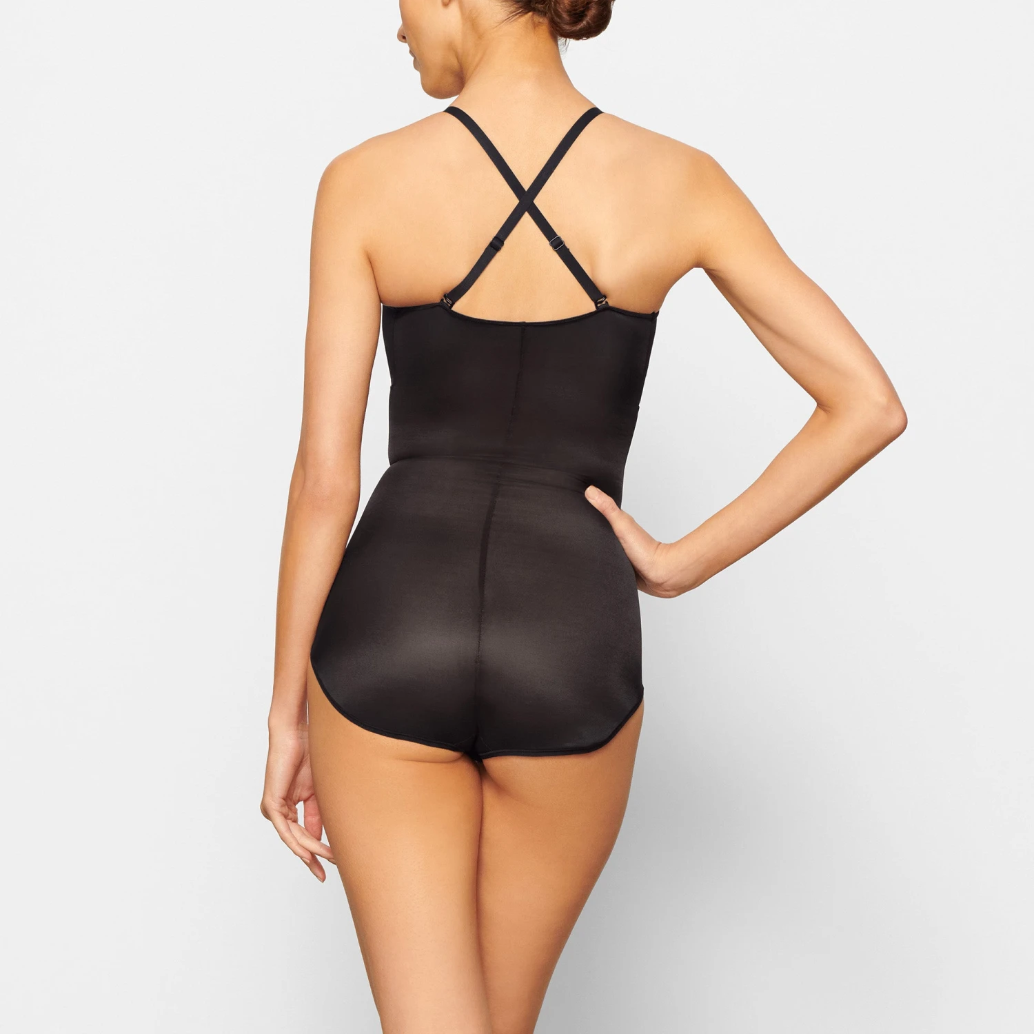 BARELY THERE BODYSUIT BRIEF W/ SNAPS | ONYX 7 BARELY THERE BODYSUIT BRIEF W/ SNAPS | ONYX - Image 5
