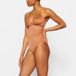 BARELY THERE BODYSUIT BRIEF W/ SNAPS | BRONZE -SWIMwear Sale Store SKIMS SHAPEWEAR SH BSB 1641 ND BRZ SD