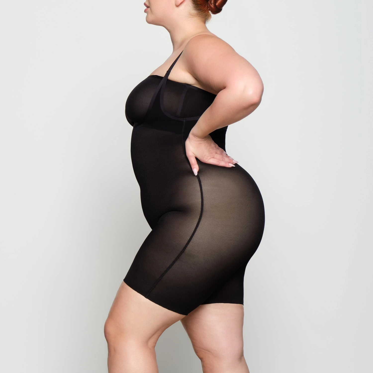 SHEER SCULPT OPEN BUST BODYSUIT | ONYX 5 SHEER SCULPT OPEN BUST BODYSUIT | ONYX - Image 3