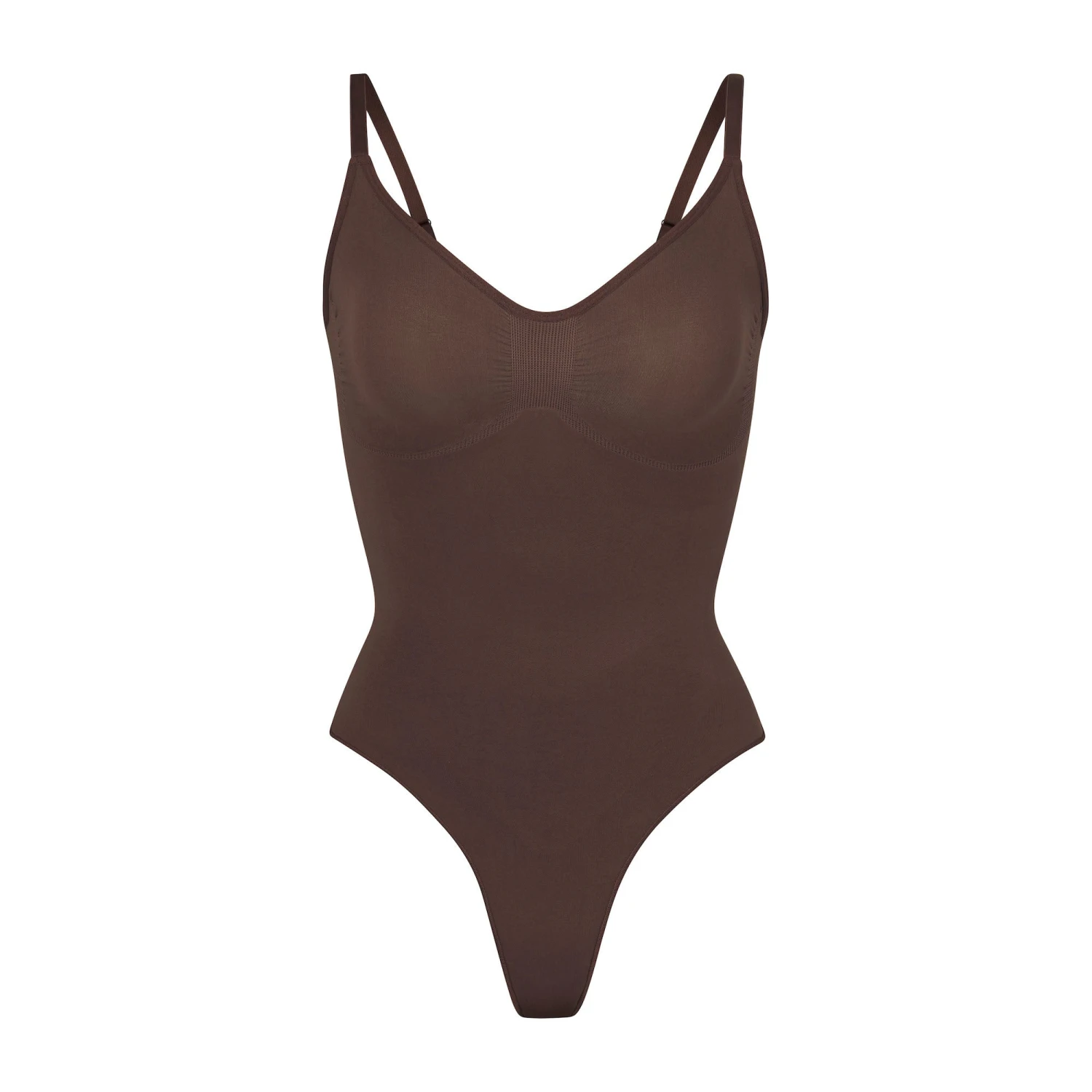 SEAMLESS SCULPT THONG BODYSUIT | COCOA 3 SEAMLESS SCULPT THONG BODYSUIT | COCOA