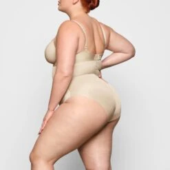 BARELY THERE HIGH-WAISTED BRIEF | SAND -SWIMwear Sale Store SKIMS SHAPEWEAR SH HWB 0534 ZB SND 0013