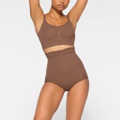 EVERYDAY SCULPT HIGH-WAISTED BRIEF | JASPER -SWIMwear Sale Store SKIMS SHAPEWEAR SH HWB 2151 JA JSP 0005 FR