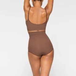 EVERYDAY SCULPT HIGH-WAISTED BRIEF | JASPER -SWIMwear Sale Store SKIMS SHAPEWEAR SH HWB 2151 JA JSP 0015 BK