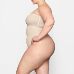 SHEER SCULPT HIGH-WAISTED THONG | SAND -SWIMwear Sale Store SKIMS SHAPEWEAR SH HWT 0251 DC SND 0031 SD